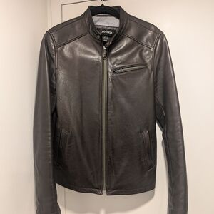 Danier Men's Dark Brown Leather Jacket